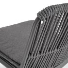 Como kerti szék antracit/sötétszürke