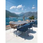 Elba kerti karosszék kék