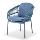 Elba kerti karosszék kék