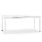 Lipari kerti asztal fehér 100x180-240cm