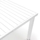 Lipari kerti asztal fehér 100x180-240cm