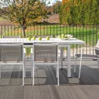 Lipari kerti asztal fehér 100x180-240cm