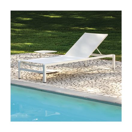 GS 927 napozóágy rakásolható  fehér