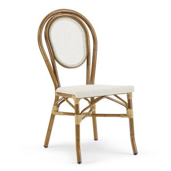   GS 955B kültéri szék bambusz mintázatú vázzal -bézs színben