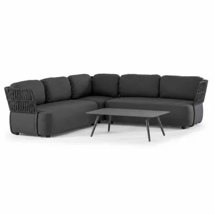 Soft Modular kerti ülőgarnitúra szett fekete