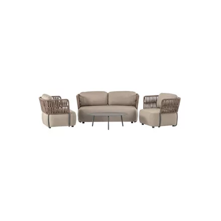 Soft Set kerti ülőgarnitúra szett barna