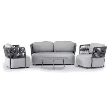 Soft Set kerti ülőgarnitúra szett fekete