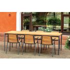 Nida kültéri karosszék sötét szürke színben