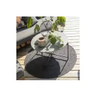 26753T kültéri lerakóasztal szürke 53cm