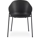 34656T fém vázas kerti szék fekete