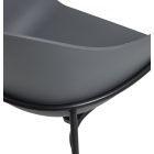 34657T fém vázas kerti szék szürke