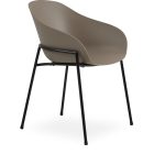 34658T fém vázas kerti szék taupe