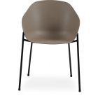 34658T fém vázas kerti szék taupe