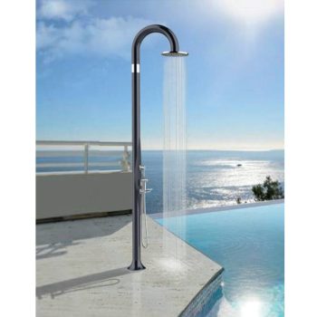   Funny Yin T345 - Topline íves kerti hideg-meleg vizes zuhany nagy zuhanyfejjel - kézi zuhannyal