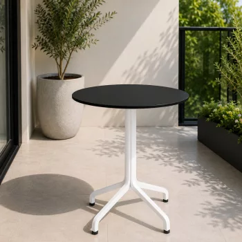 Nardi Frasca kerek asztal fehér/antracit 70 cm