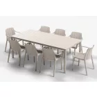 Nardi Tevere 147-211 cm bővíthető kerti asztal corda színű