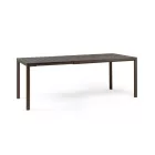Nardi Tevere 147-211 cm bővíthető kerti asztal terra színű